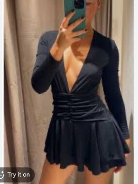 Zara | Dresses | Zara Ecru Aline Silhouette Mini Dress | Poshmark
